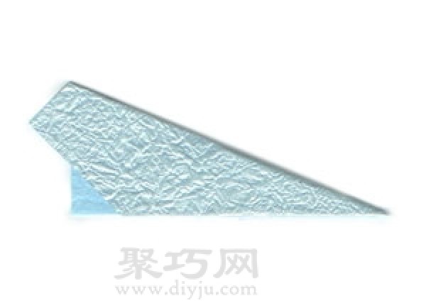 Origami airplane steps with brief description