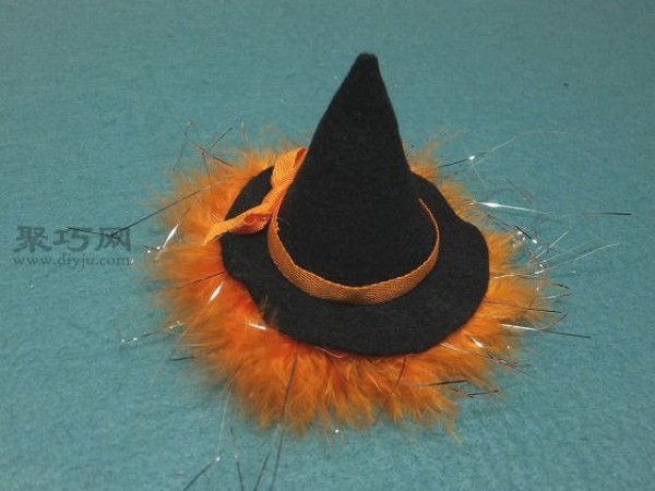 Witch Hat Hairpin Handmade Tutorial Teach you how to DIY Witch Hat Hairpin