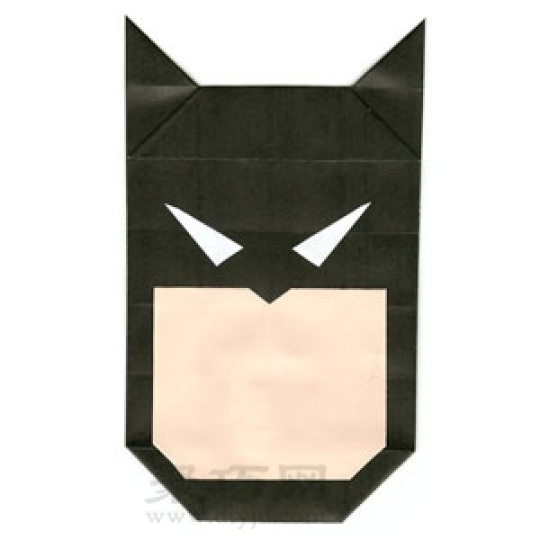 Origami Batmans Face Illustrated Tutorial