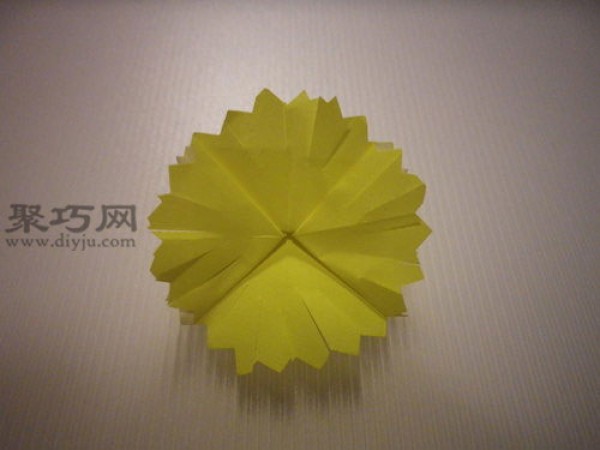 Teach you how to make origami flowers: tutorial on how to make origami dandelions