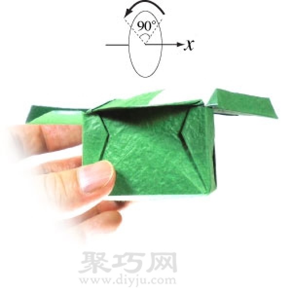 Teach you how to fold a square origami box with a lid out of paper