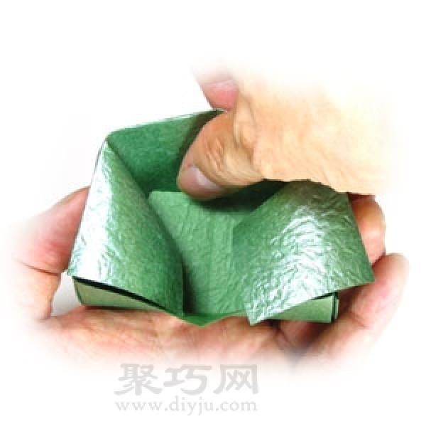 How to fold origami a rectangular carton