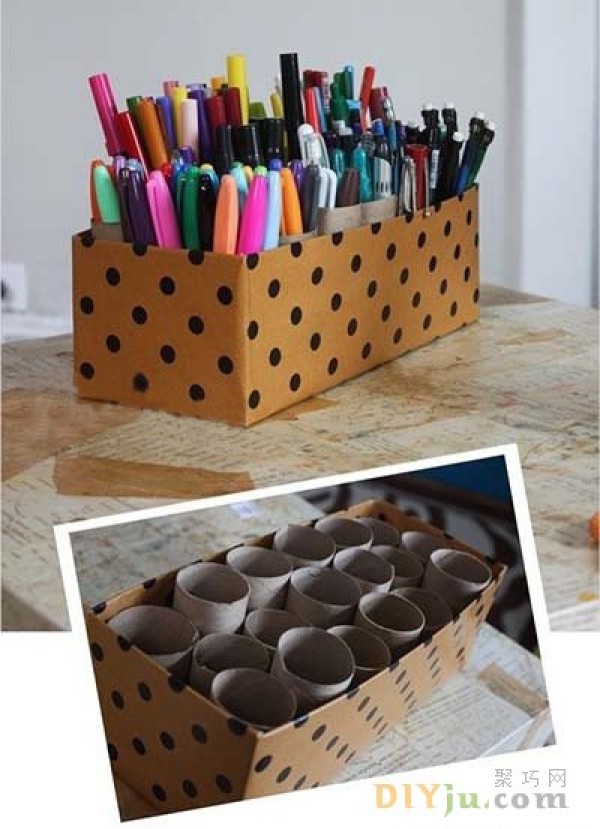 Recycling old shoe boxes into storage boxes