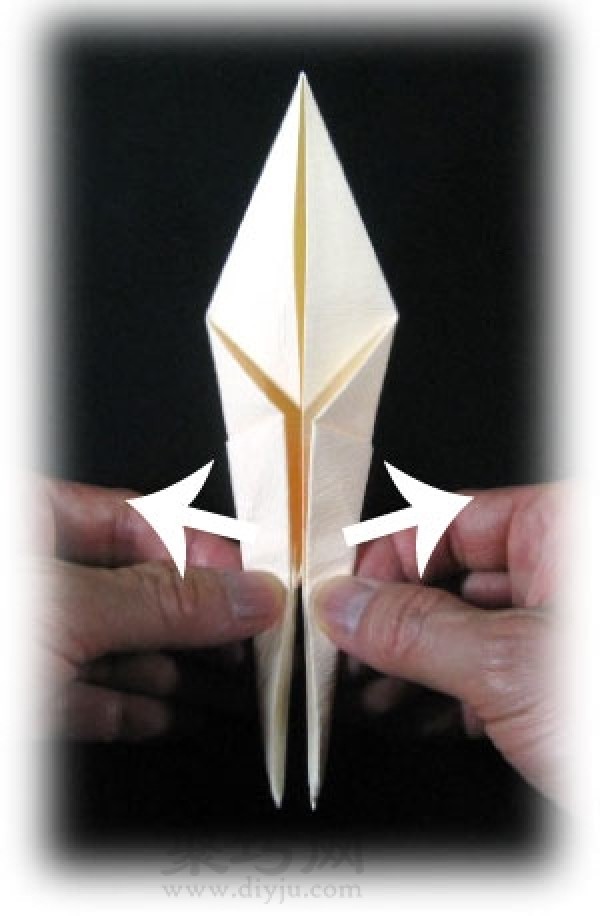 Origami Flying Crane Illustrated Tutorial