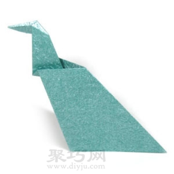 How to make origami peacock