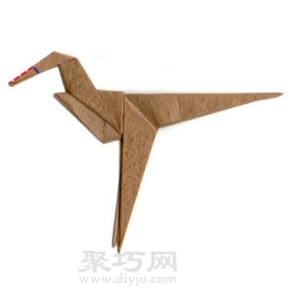 Origami Velociraptor Folding Steps