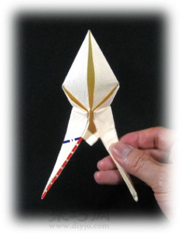 Origami Flying Crane Illustrated Tutorial