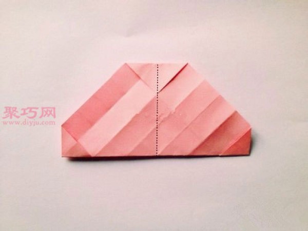 Illustration of folding Kawasaki rose. Teach you how to make origami Kawasaki rose by hand.