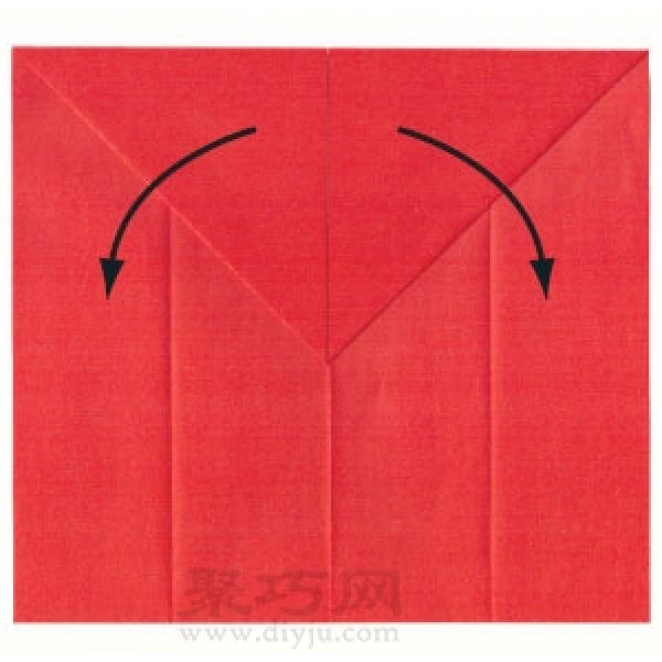 Origami Love Envelope Tutorial Illustration