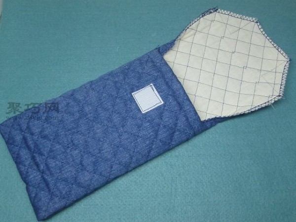 Mini mobile phone bag hand-making tutorial teaches you how to make a mobile phone clamshell bag