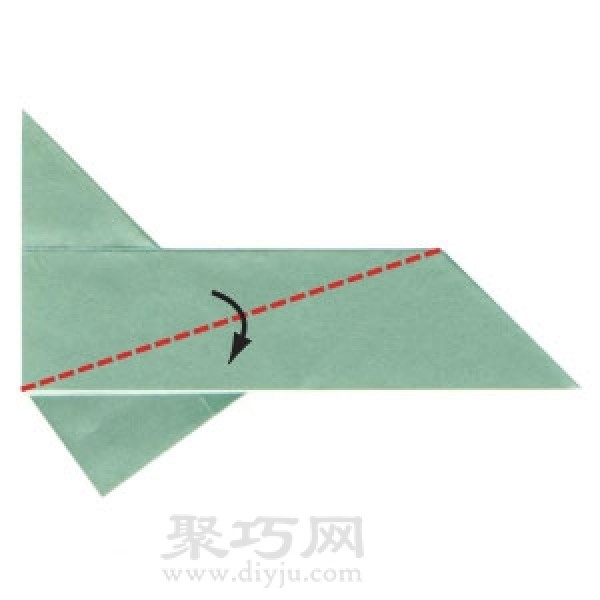 Simple origami jet airplane folding method. Teach you how to fold a jet airplane.