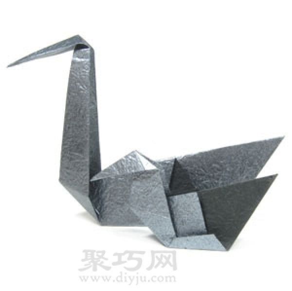 Origami Little Swan Illustrated Tutorial