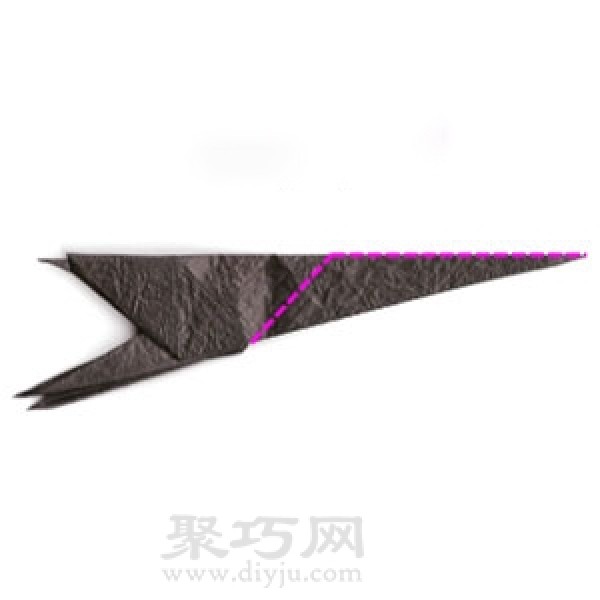 Origami Standing Paper Crane Steps