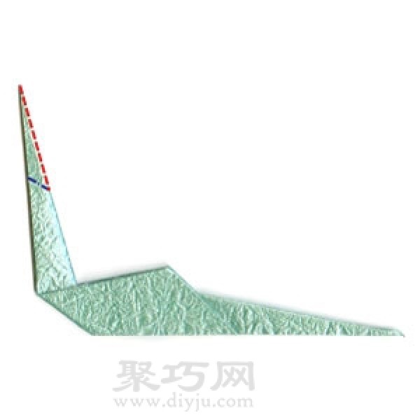 Simple origami dragon folding method