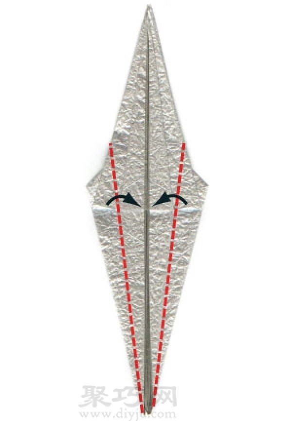 Advanced paper crane folding method Learn to fold paper crane step by step