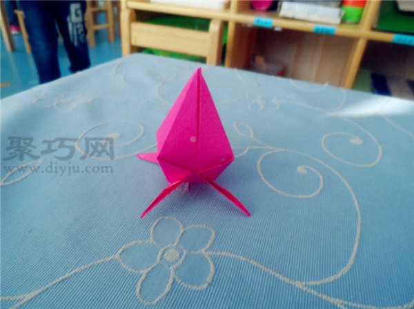 Origami lesson plan for kindergarten class: Origami peach How to fold a peach