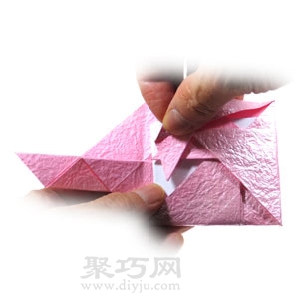 Origami Diamond Envelope Steps Illustration