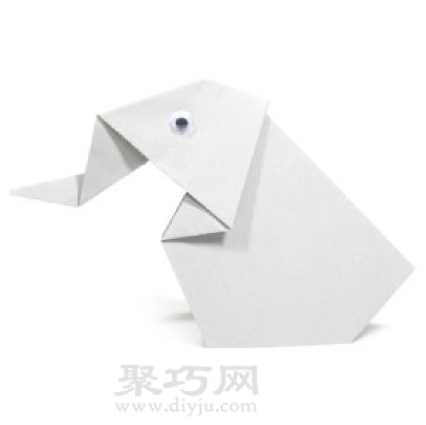 How to make an origami elephant? Check out this 3D Elephant Origami Illustrated Tutorial