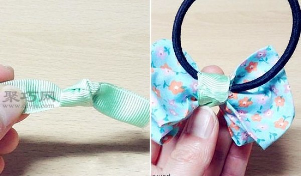 DIY bow hair accessories tutorial 6 steps to learn to make your own fabric bow hair accessories