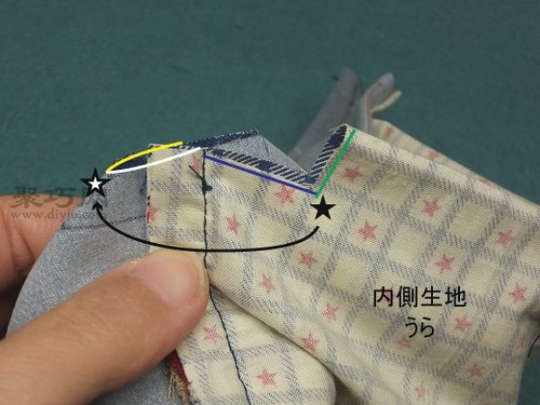 DIY rectangular portable denim bag detailed tutorial teaches you how to make a cosmetic bag by hand