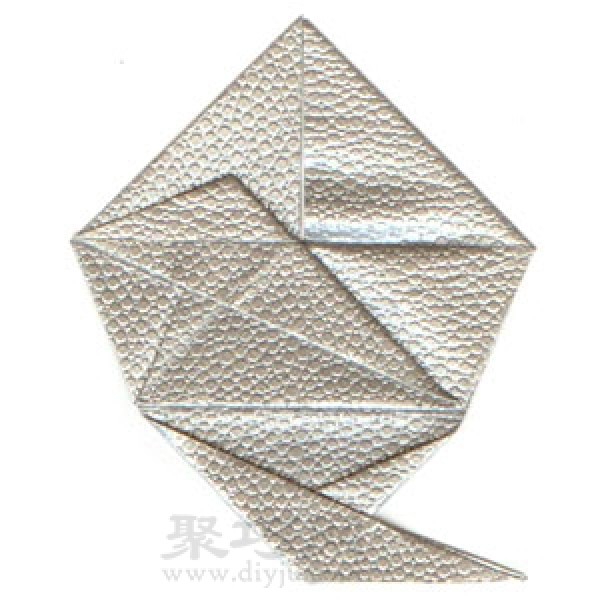 How to fold the big mouth fish origami step by step diagram