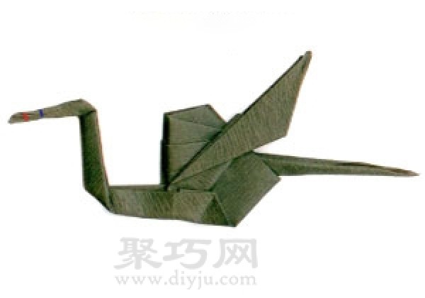 How to fold dragon boat origami