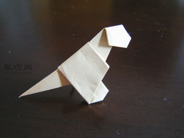 Origami Dinosaur Tutorial for Children Origami Dinosaur Making Illustrations