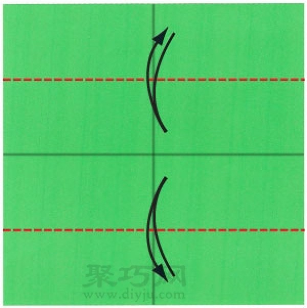 Three-dimensional storage box origami method