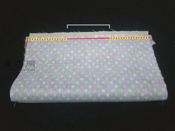 Zipper cosmetic bag handmade tutorial Teach you how to make a zippered handmade bag