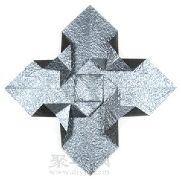 How to fold origami snowflakes