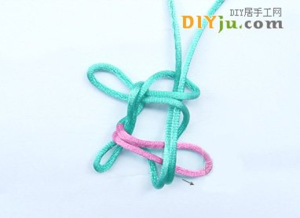 Illustrated tutorial on how to knit auspicious Chinese knots