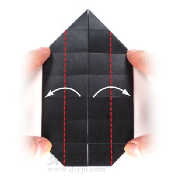 Origami Batmans Face Illustrated Tutorial