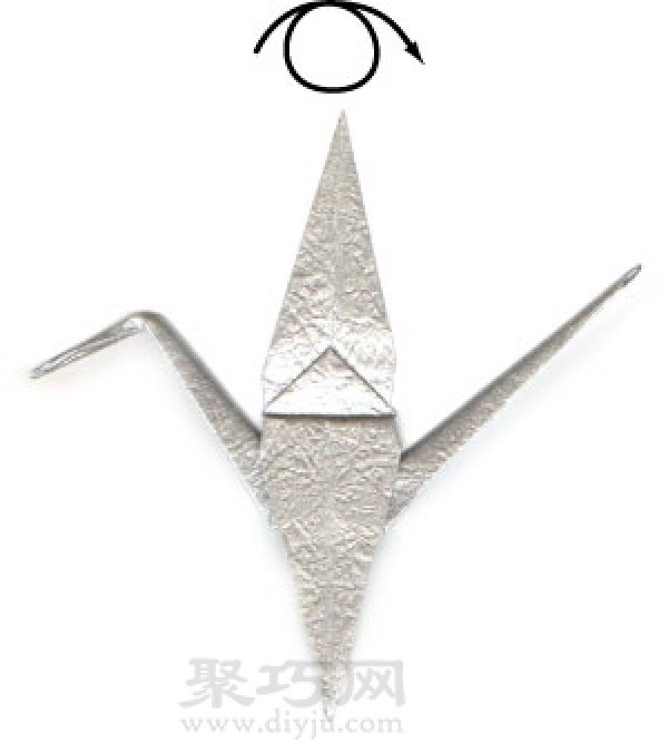 Advanced paper crane folding method Learn to fold paper crane step by step