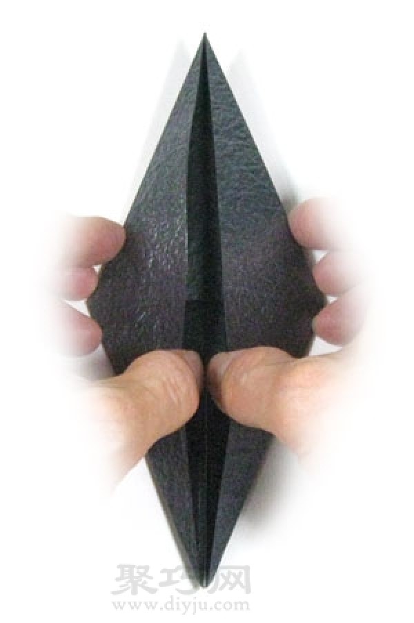 Origami three-dimensional horse folding method steps