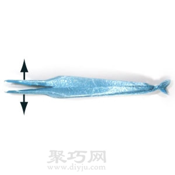 Easy to learn needlefish origami tutorial