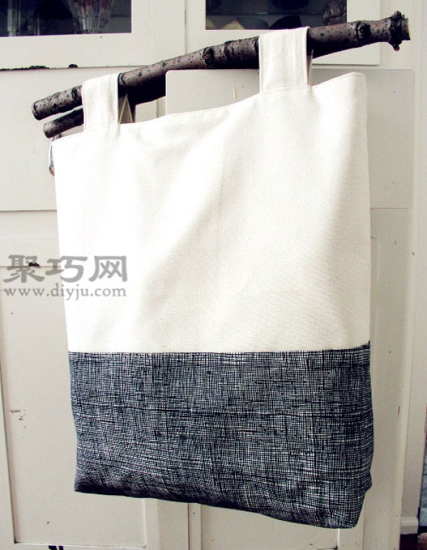 Handmade fabric eco-friendly handbag tutorial teaches you how to DIY fabric handbag