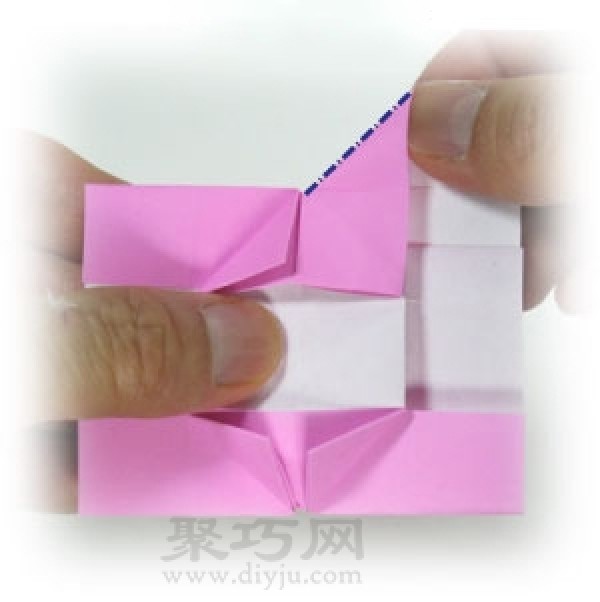 Origami butterfly folding steps