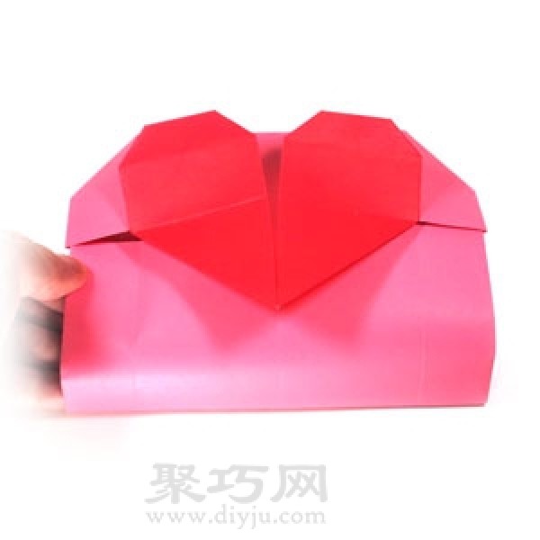 Origami Love Envelope Tutorial Illustration