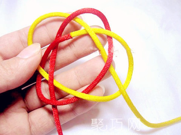 Chinese Knot Flower Hoop 3-strand Variations Braided Flower Strand Knot Tutorial