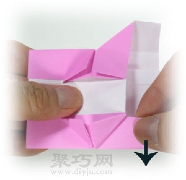 Origami butterfly folding steps