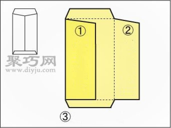 Illustration of ordinary red envelope origami methods. Teach you how to fold the simplest red envelope.