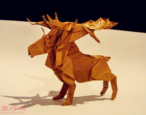 Appreciation of 3D animal origami: lion, pig, fox, dragon