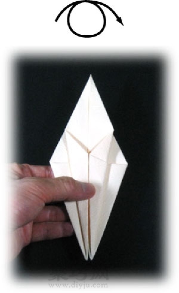 Origami Flying Crane Illustrated Tutorial