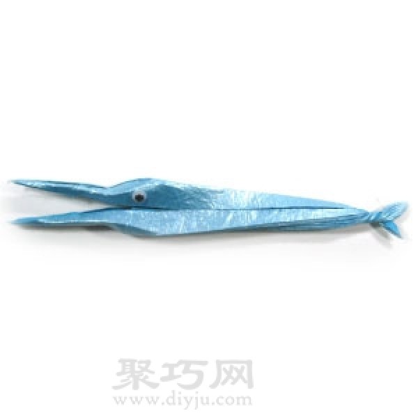 Easy to learn needlefish origami tutorial