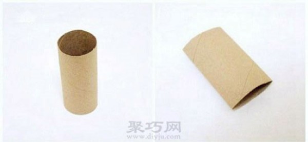 Handmade creative gift boxes made from paper rolls