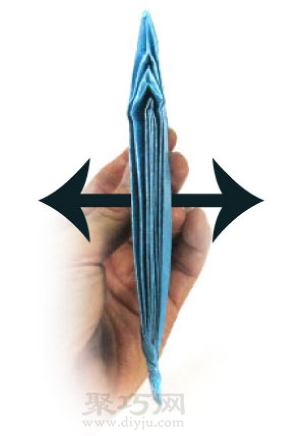 Easy to learn needlefish origami tutorial