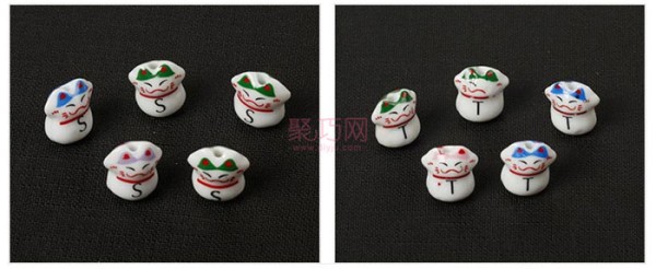 Chinese Knot DIY Material Letter Decal Ceramic Cat Beads