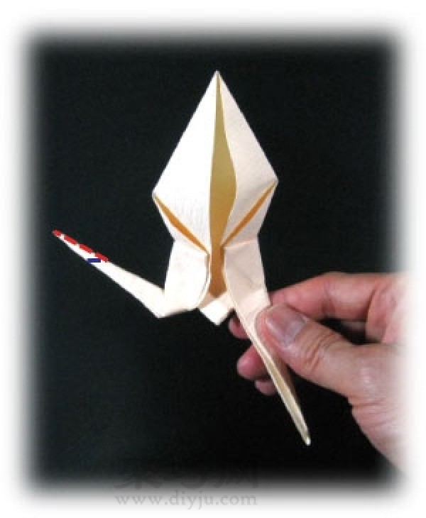 Origami Flying Crane Illustrated Tutorial