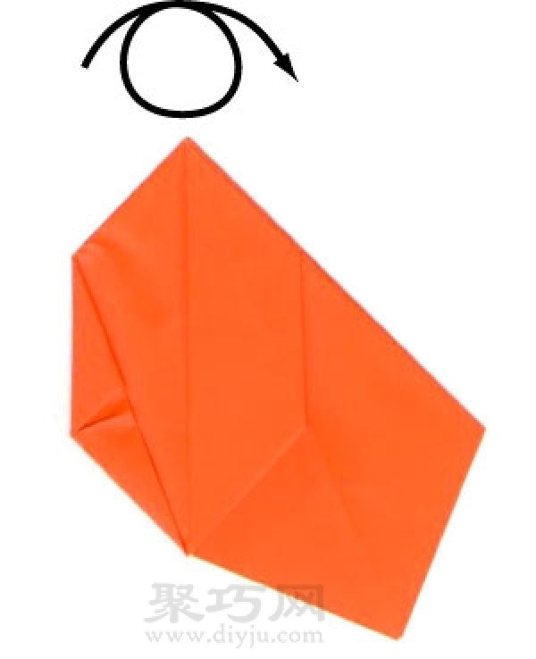 Simple origami square balloon blowing method