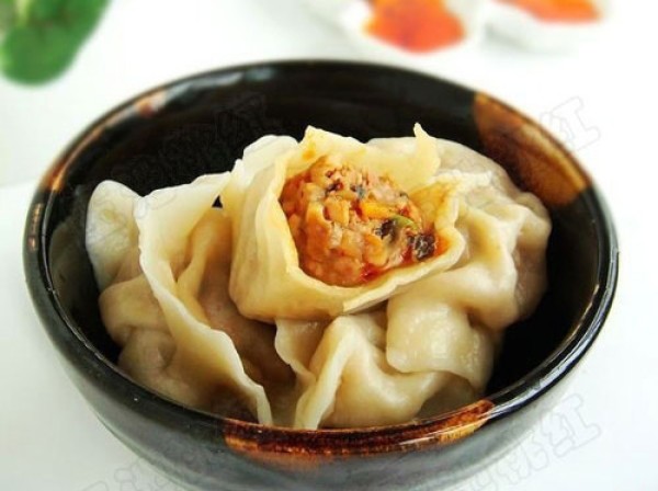 King oyster mushroom and pork dumplings recipe and ingredient ratio